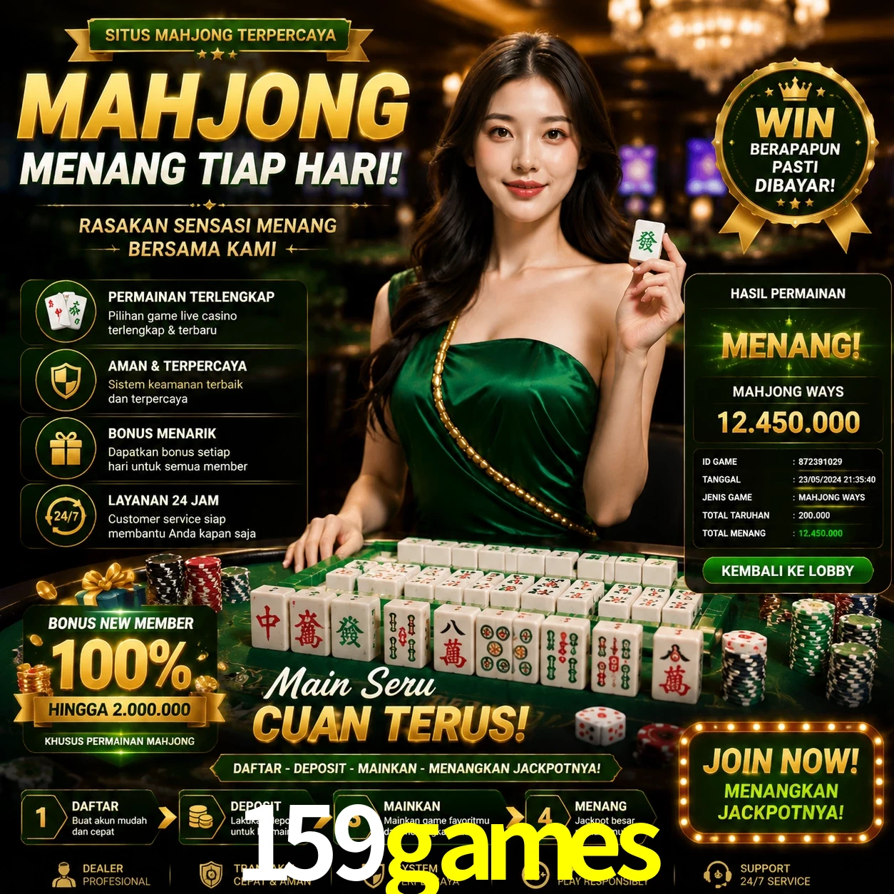 Cashback VIP 159games - reembolso semanal